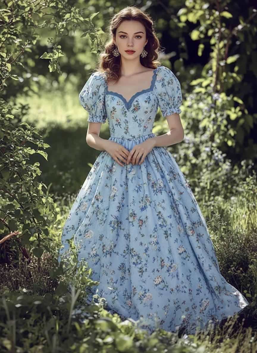 Womens Bohemian Casual V-Neck Short-Sleeve Dress - Image 3